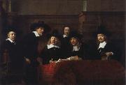 REMBRANDT Harmenszoon van Rijn The Syndics Sweden oil painting reproduction